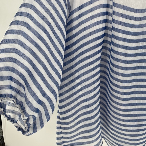 Zac & Rachel Striped Blouse - Picture 2 of 5